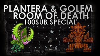 Plantera amp Golem in the Room of Death 100Sub Special [upl. by O'Neill]