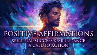 Positive Affirmations ➤ Spiritual Success Abundance Mindset Call to Action  Listen While Sleeping [upl. by Marney]