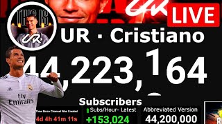 The RISE of Ronaldo Continues UR Cristiano Live Sub Count [upl. by Ilario]