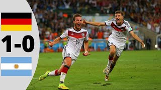 Germany vs Argentina 10  Extended Highlights  2014 WC Final [upl. by Greenstein]