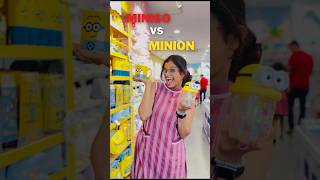 MINION vs MINISO💛✨miniso minion dayinmylife happy kottayam minisoindia malayalam [upl. by Thorley]