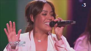 AMEL BENT « MA PHILOSOPHIE » 300 CHOEURS LES STARS CHANTENT LEURS PLUS GRANDS TUBES 19042019 [upl. by Gilleod]