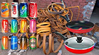 How nonstick frying pans are made from soda cans Recycling  Top 7 Manufacturing Process [upl. by Harpole711]