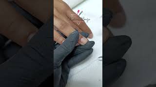 Cutilagem nas mãos parte 1 manicure cutilagem comotirarcuticula nails videonails [upl. by Adora]