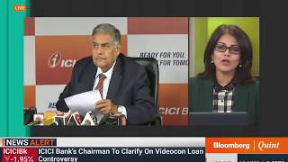 ICICI Bank Chairman Addresses The Media [upl. by Eelir408]