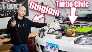 Boosting the Engine Swapped EG Hatchback First Start [upl. by Scandura]