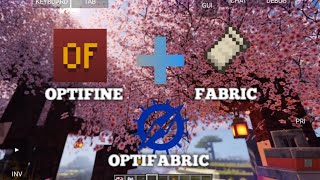 cara pasang optifabric pojav launcher 1201  Minecraft  fix black screen [upl. by Mccreary357]