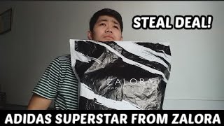 ADIDAS SUPERSTAR 2020  SNEAKER UNBOXING FROM ZALORA  ON FEET [upl. by Paradies328]