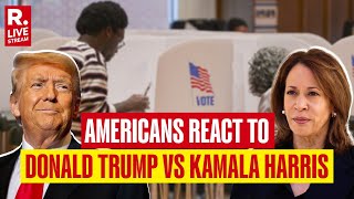 Americans React To Trump vs Harris  US Elections Result 2024  Republic TV LIVE [upl. by Nnyllatsyrc]