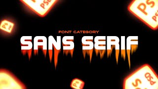 SANS SERIF FONT 💥 [upl. by Cost]