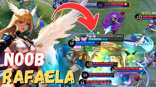 JUST A NOOB RAFAELA GAMEPLAY  MOBILE LEGENDS [upl. by Hallsy]