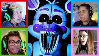 ESTAMOS COM MUITO MEDO  FIVE NIGHTS AT FREDDYS 4 FACECAMS [upl. by Esemaj]