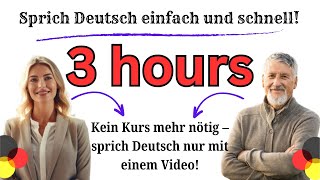 Dont miss out 4 hours of conversation – the ultimate German learning video to speak like a native [upl. by Lecirg]