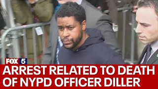 Arrest related to death of NYPD officer Diller [upl. by Raffaj765]