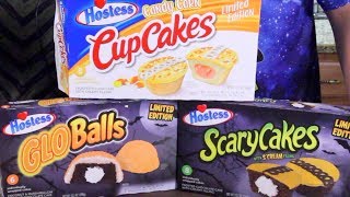 Hostess Halloween CupCakes Review [upl. by Mckeon]