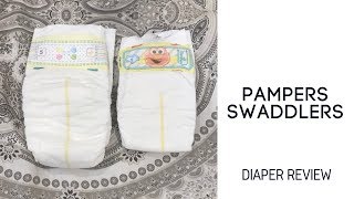 Pampers Swaddlers Disposable Diapers For New Borns to Toddlers  Baby Product Review [upl. by Tjon644]