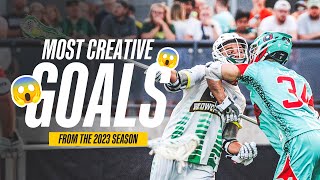 MOST CREATIVE LACROSSE GOALS OF 2023 [upl. by Kippar848]