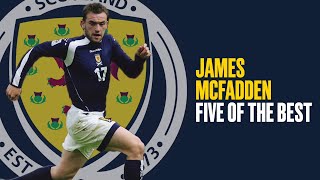 James McFadden  Five of The Best Goals For Scotland [upl. by Guglielma]