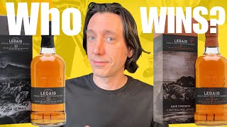 Ledaig 9 Year Cask Strength v Ledaig 10  Review and Head to Head Tasting Battle [upl. by Gnaht]