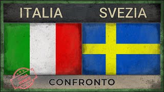 ITALIA vs SVEZIA  Eserciti a confronto 2018 [upl. by Sand271]