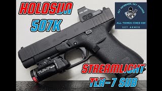 Holosun 507KGRX2 AND STREAMLIGHT TLR7SUB [upl. by Ackler]