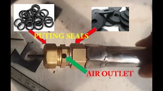 Putting seals in the valve [upl. by Initsed]