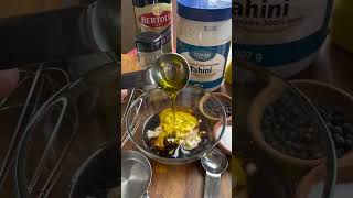 Aderezo de Tahini receteando singluten vegano facil aderezo food [upl. by Ater411]