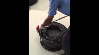 Truck Tyre Ring Removal Tool [upl. by Ainyt]