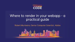 Where to render in your webapp  a practical guide [upl. by Ttehr]