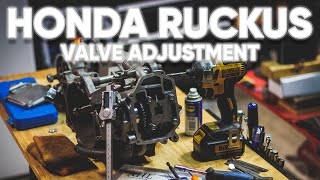 Honda Ruckus Valve Adjustment Overview smallenginevelocity hondaruckus valves [upl. by Nyladnor]