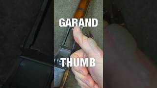 Don’t get ‘Garand Thumb’ 😨 garandthumb [upl. by Notwen463]