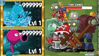 PvZ 2 Challenge  Ice Shroom and Other Plant Level 1 Vs Team Zombies [upl. by Ettecul]