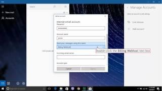 How to configure Zimbra on Windows 10 Mail [upl. by Aelyk]