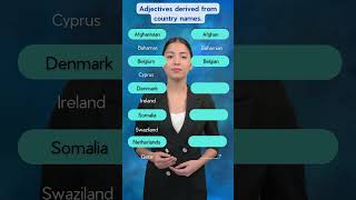 Adjectives derived from country names english adjectives part 2 [upl. by Edniya745]