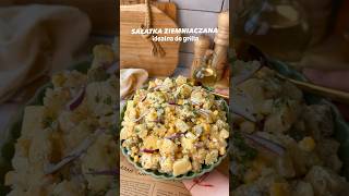 Sałatka ziemniaczana 😋 salatka salad potato grill [upl. by Gunning816]