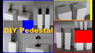 How to make pedestal stands  exhibition stand diy [upl. by Henri]