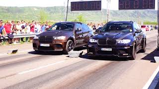 BMW X6M HAMANN 600HP vs BMW X6M GPOWER 800HP [upl. by Tiat682]