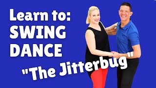 Easy Swing Dance Steps for Beginners  The Jitterbug [upl. by Belford]