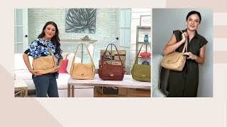 American Leather Co Reni Glove Shoulder Bag on QVC [upl. by Moscow268]