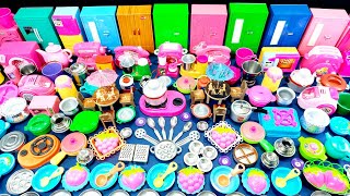 7 Minutes Satisfying with Unboxing Hello Kitty Disney Kitchen Set  ASMR Mini Toy Cooking Set Game [upl. by Oiziruam]