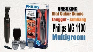 Unboxing Philips Multigroom 1100 [upl. by Lalat]