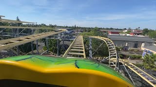 Crazy Dane Coaster RARE Wild Mouse Roller Coaster POV  Scandia Sacramento California No Copyright [upl. by Rufford887]