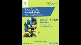 Paralympics  Svayam  Para Cycling paris2024 cycling Jyotigaderia ArshadShaik [upl. by Nosreh]