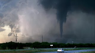 Tornado causes extensive damage to small Oklahoma town at least 1 dead  Barnsdall tornado [upl. by Asel]