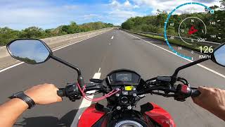 TESTE DE VELOCIDADE REAL HONDA CB 250 TWISTER 2019 [upl. by Hi128]