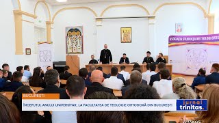 Începutul anului universitar la Facultatea de Teologie Ortodoxă din București [upl. by Porta158]