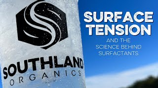 Surface Tension  The Science of Surfactants and Surfactins [upl. by Yemac198]