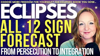 ECLIPSE ASTROLOGY INSIGHTS 2024 All 12 Signs Forecast From Persecution to Integration ✨⚡ [upl. by Mckee223]