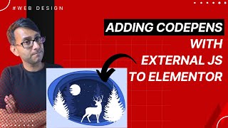 Adding a Codepen HTML CSS JS and External JS to an Elementor Page  Elementor Wordpress Tutorial [upl. by Higginbotham]