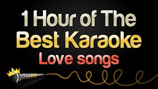 Karaoke Songs with lyrics  Love Song Medley [upl. by Nali]